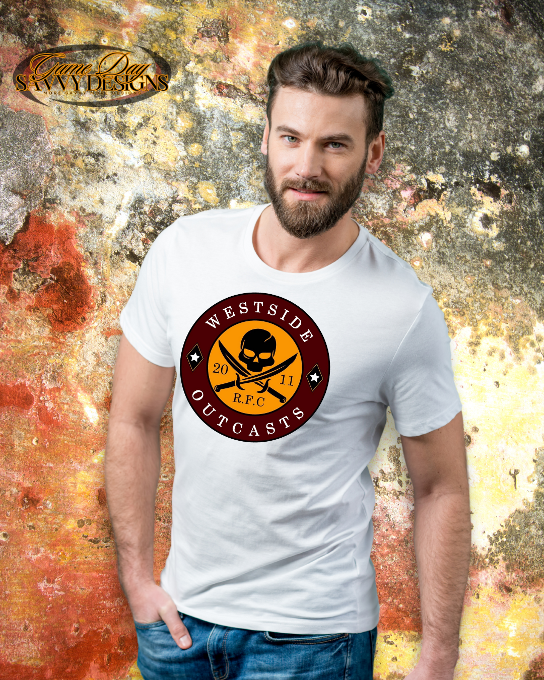 Outcasts T-shirt Large Logo