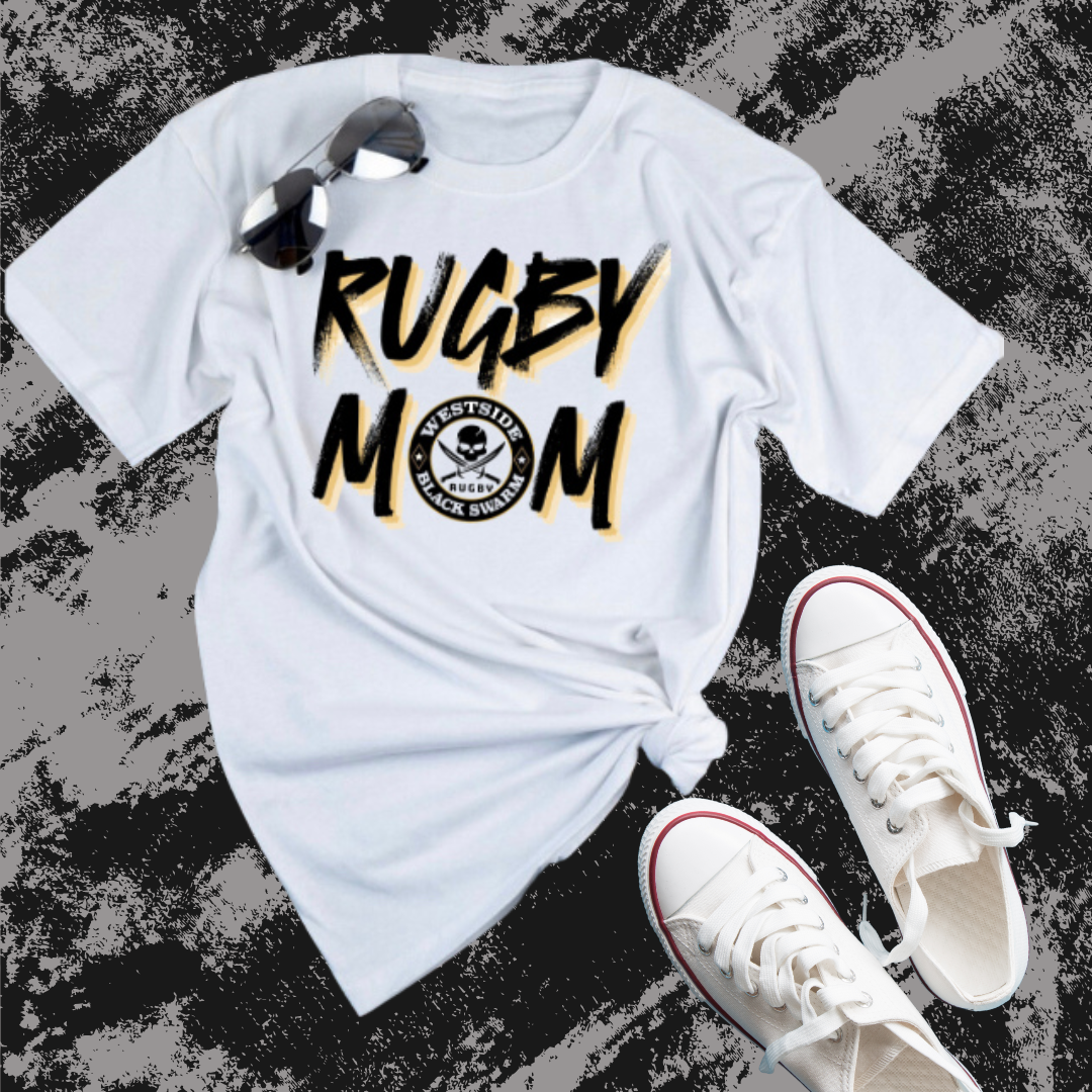 Westside Black Swarm Rugby Mom T-Shirt