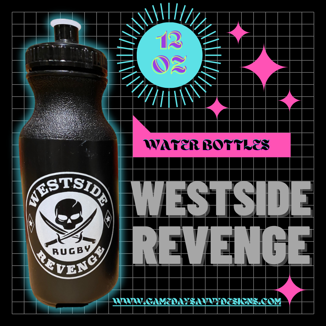 Water Bottle with Westside Revenge Logo