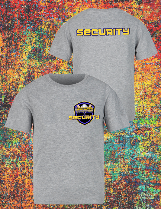 Custom Spyke’s Bar & Grill Security T-Shirts