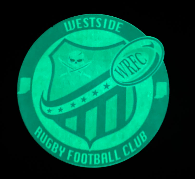 Glow in the Dark, Drawstring Bag with Westside Rugby Football Club Logo